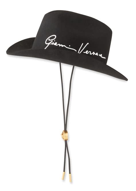 men's versace hat|Versace cowboy hat.